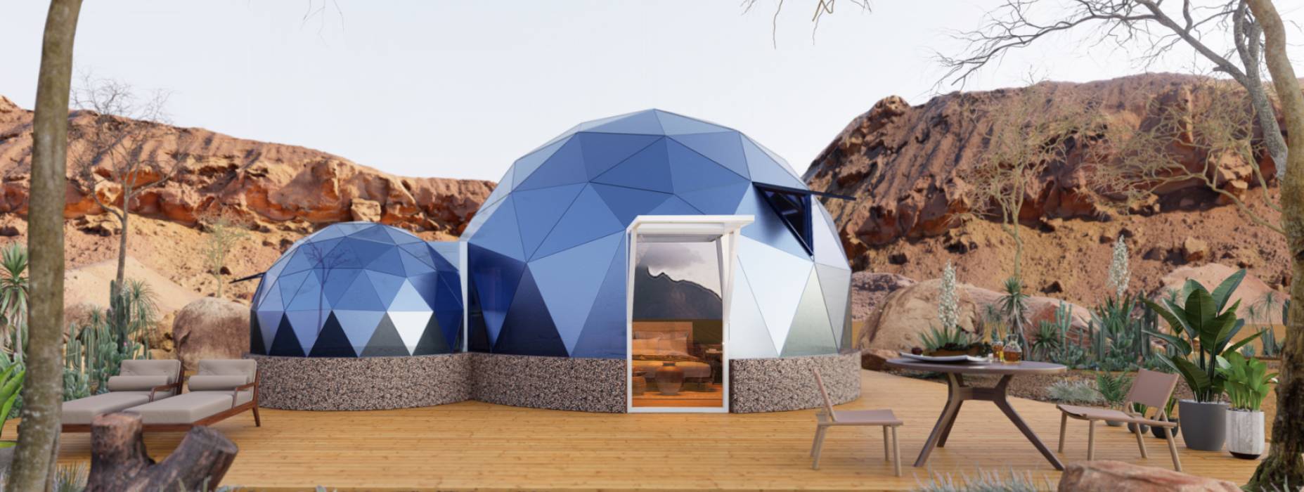 城中区球形智能光伏玻璃星空房